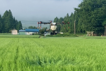 ドローン農薬散布9年